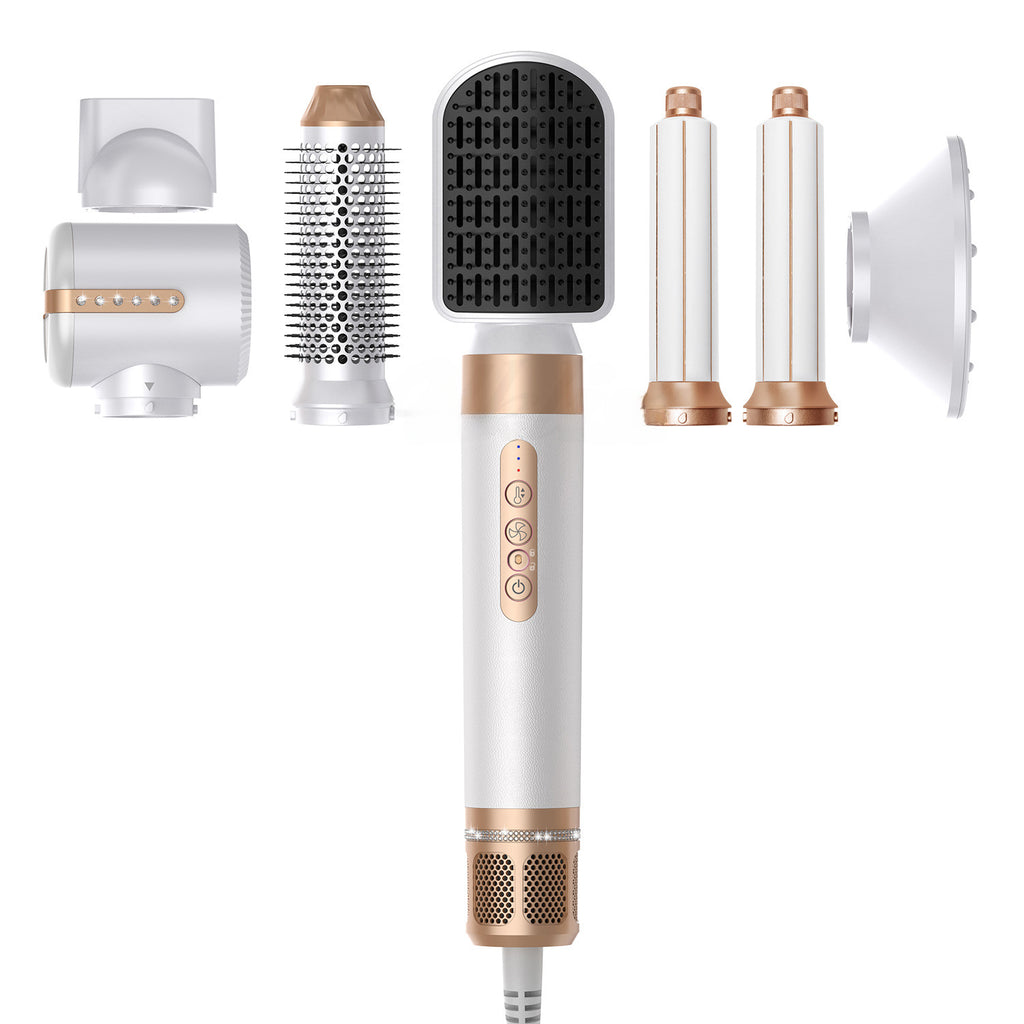 Hair Dryer with 7 Attachment Heads